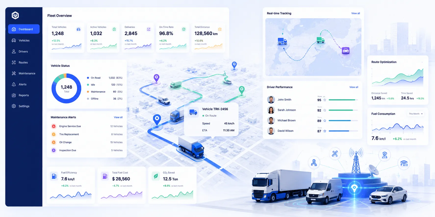 Fleet Management Suite interface preview